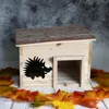Igelhaus Holz – 32 x 26 x 21 cm – Unbehandelt – Mit Produktbild-Vorschau 2