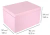 Creative Deco XXL Roze Houten Doos met Deksel Opbergdoos, Productafbeelding-voorbeeld 3