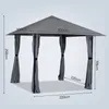 Sekey Pavillon 3x3 Gartenpavillon Terrassenpavillon 4 Produktbild-Vorschau 6