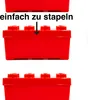 Original LEGO Aufbewahrungsbox (rot) Produktbild-Vorschau 4