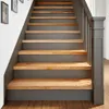 vidaXL Marches d'escalier 4 pcs. Marron clair 100x25x2 cm Voir les images du produit 2