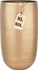 Vaso da fiori Camiel gold 65cm - fioriera rotonda alta in Anteprima dell’immagine prodotto 1
