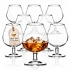 8er Set Cognacgläser 370 ml – Bauchige Cognacschwenker aus Produktbild-Vorschau 1