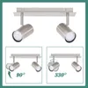 ZMH LED Deckenstrahler GU10 Deckenlampe 330° Schwenkbar Produktbild-Vorschau 2
