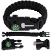Survival náramok paracord 5v1 kompas kresadlo píšťalka Náhľad obrázku produktu 2