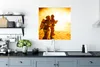 MuchoWow® Poster Feuerwehrleute bei der Übung 75x75 cm - Produktbild-Vorschau 3