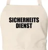 Huuraa Schürze Sicherheitsdienst Schriftzug Natur mit Produktbild-Vorschau 2