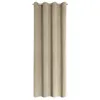 Vorhang ANTARA hellbeige 140x270 cm  Ösen Ösenvorhang TROCZ Produktbild-Vorschau 3