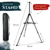 Artina Aluminium Staffelei Keilrahmen bis 82cm Paris Produktbild-Vorschau 5