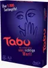 The image shows the front and side packaging of the board game Tabu. Podgląd zdjęcia produktu