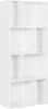 A white, multi-shelf bookcase is shown against a white background. Produktbild-Vorschau