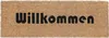 relaxdays Kokos Fußmatte Willkommen schmal Produktbild-Vorschau 1