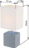 Globo Geri Tischleuchte Keramik Beige, 1xE14; 21675 Produktbild-Vorschau 3