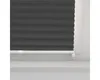 SOLUNA Faltplissee verdunkelnd ohne Bohren schwarz 45x130 Produktbild-Vorschau 4