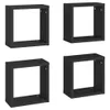vidaXL Würfelregale 4 Stk. Schwarz 30x15x30 cm Produktbild-Vorschau 4