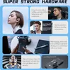 Collage of images showcasing features of wireless earbuds. Produktbild-Vorschau