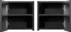 Hängeschrank 30x30cm, schwarz, NEWPORT-56-BLACK Produktbild-Vorschau 3