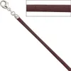 JOBO Collier Seide braun 2,8 mm 42 cm, Verschluss 925 Produktbild-Vorschau 1