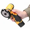A hand holding a mini angle grinder. Náhľad obrázku produktu