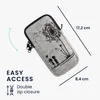 kwmobile Handytasche für Smartphones XL - 6,7/6,8" - Filz Produktbild-Vorschau 5