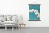 MuchoWow® Textilposter Orchidee - Blumen - Pflanze - Weiß - Produktbild-Vorschau 3