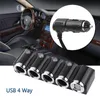 DC 12V / 24V 4-cestný napájecí adaptér USB do zásuvky Náhled obrázku produktu 10