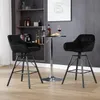 WOLTU Barhocker 2er Set, mit Lehne Fußstütze, drehbar, Produktbild-Vorschau 2