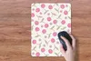 MuchoWow® Mauspad Mousepad Kirschen - Blumen - Tupfen - Produktbild-Vorschau 3