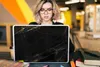 MuchoWow® Laptop Aufkleber Sticker Cover Marmor - Schwarz - Produktbild-Vorschau 5