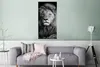 MuchoWow® Poster Wildlife - Löwe - Schwarz - Weiß 60x120 cm Produktbild-Vorschau 5