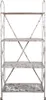 Clayre & Eef Wandregal 76x47x177 cm Weiß Braun Metall Produktbild-Vorschau 1