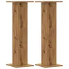 vidaXL Lautsprecherständer 2 Stk. Artisan-Eiche 30x30x95 cm Produktbild-Vorschau 1