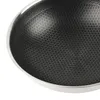 Wokpfanne Edelstahl 30 cm – Tiefer Induktions-Wok mit Produktbild-Vorschau 2