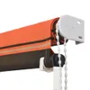 vidaXL Tenda da sole retrattile 150×150 cm arancione e Anteprima dell’immagine prodotto 5