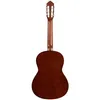 The back view of a brown acoustic guitar against a white background. Produktbild-Vorschau