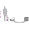 "2026 Promotion" Whirlpool-Umrandung Grau Poly Rattan und Produktbild-Vorschau 11