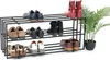 DanDiBo Schuhregal Metall Schwarz 3 Ebenen 96552 Produktbild-Vorschau 6