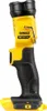 A side view of a yellow and black DeWALT LED work light. Produktbild-Vorschau