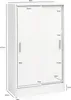 WOHNLING Aktenschrank WL5.817 Holz 60 x 107,5 x 28,5 cm Produktbild-Vorschau 7