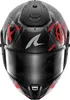 Casque Shark Spartan RS Shiever Carbon, noir/carbone/rouge, Voir les images du produit 3