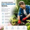 10x Paar Arbeitshandschuhe Herren EN388 rot - Extra Power Produktbild-Vorschau 4