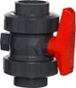 Vanne à bille en PVC, 2x collée, 20 mm Voir les images du produit 2