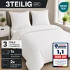 Komfortec Premium Bettwäsche 200x200 cm Bettbezug + 80x80 Produktbild-Vorschau 2