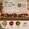 Mica Decorations Kerstslinger Goud 180 cm - Gouden Productafbeelding-voorbeeld 8