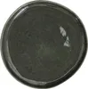 A single dark green plate shown from a top-down perspective against a white background. Voir les images du produit