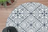 MuchoWow® Mauspad Mousepad Muster - Kariert - Schwarz - Produktbild-Vorschau 2