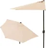 Demi-parapluie de jardin mural Terra 2,7 m Beige Voir les images du produit 2