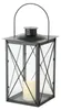 Metalowy lampion na świecę, szklane szyby, FAROL, 30 cm Podgląd zdjęcia produktu 7