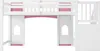 Letto a castello Sweiko 90 x 200 cm con scala con Anteprima dell’immagine prodotto 12