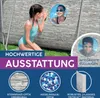 A girl looking through a porthole in a pool wall, with inset images of children in goggles and product feature graphics. Produktbild-Vorschau